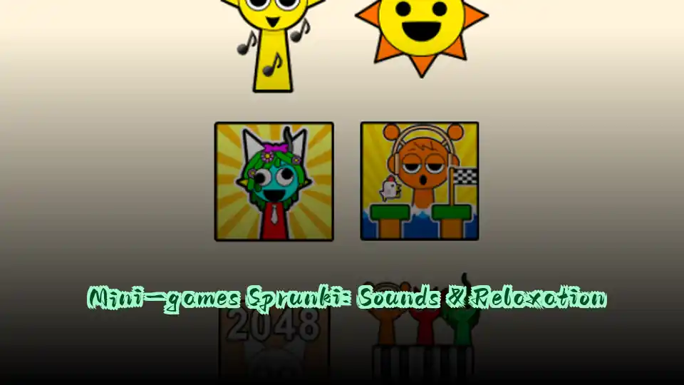 Mini-games Sprunki: Sounds & Relaxation